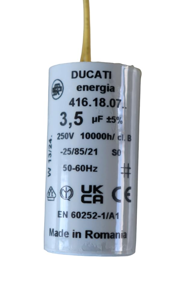 Condensateur Ducati 3.5µF 450V - Pour Moteur Volet Roulant Bubendorff - Neuf Italie