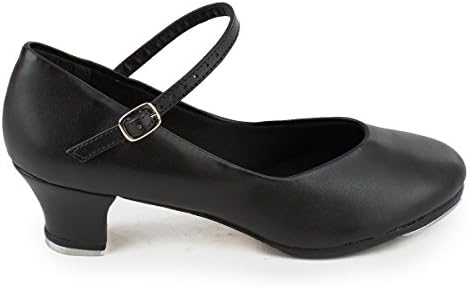 So Danca TA55 Buckle Strap 1.5'' Heel Tap Shoe Black | Image 2