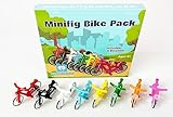 Brick Loot 8-Pack of Bikes – Compatible Bicycles for Miniature Figures, Custom Building Blocks, Perfect for LEGO Sets & City Dioramas, Ideal for Collectors and Creative Play