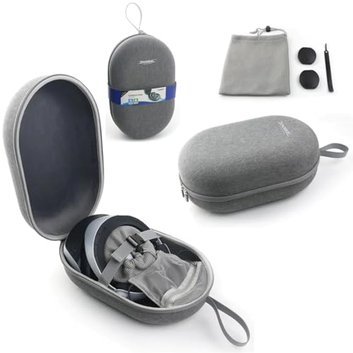 Bolsa Case Mochila de Armazenamento Portátil DOBE Compátivel para Playstation5 PSVR2, EVA, Cinza, 39