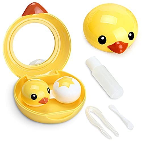 Jackals Cute Little Duck Contact Lens Case for Men and Women (Including Mirror, Tweezers & Solution Bottle) (B0BQRGX3K9) Amazon Price History, Amazon Price Tracker