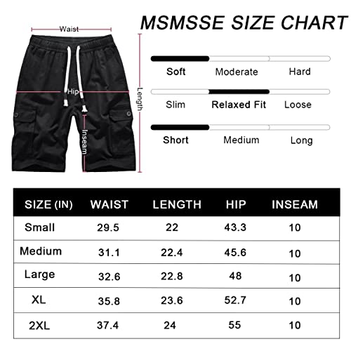 Msmsse Womens Cargo Bermuda Shorts Summer Casual Drawstring Knee Length Shorts For Women Khaki M #TOP5