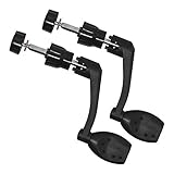 SAMSFX Black Plastic Rotary Knob Power Handle for Fishing Spinning Reel Replacement Handle Nonslip Grip 2PCS in Pack
