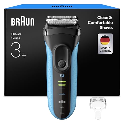 Braun Serie 3 Rasoio Elettrico Barba, ProSkin, Regolabarba Uomo, Rasoio Barba,...