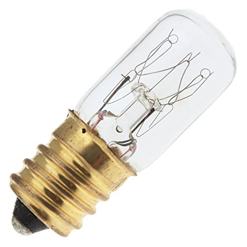 Industrial Performance 15T4C-S 130V (1 1/2"), 15 Watt, T4, Candelabra Screw (E12) Base Tubular Light Bulb (10 Bulbs) #TOP1