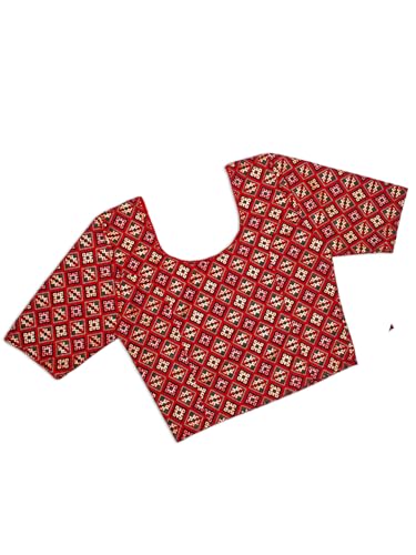 Chandrakala Stretchable Blouses for Women Sarees,Readymade (B217-P)4