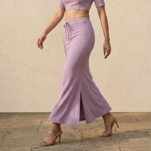 Image of Women's Saree Shapewear - Slim Fit Stretchable Petticoat for Sarees | Comfortable Waistband | Body Shaping Underskirt