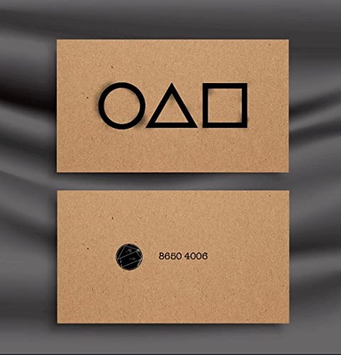 Squid Game Invitation Card (10 Cards) | Inspired by Squid Game TV Show On Netflix | Popular Squid Game Invitation Card | Survival Game Ticket