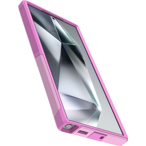 Image of OtterBox Samsung Galaxy S24 Ultra Commuter Series Case - Run Wildflower (Pink), Slim & Tough, Pocket-Friendly, with Port Protection