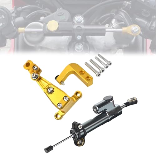 Amortisseurs direction kit montage CBR500R résout instabilité guidon support aluminium gris
