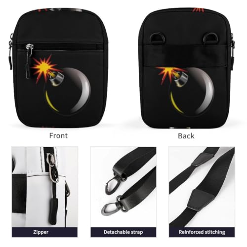 Bomb Exploded Mini Crossbody Bag Anti-Theft Side Shoulder Bags Messenger Bag Unisex3