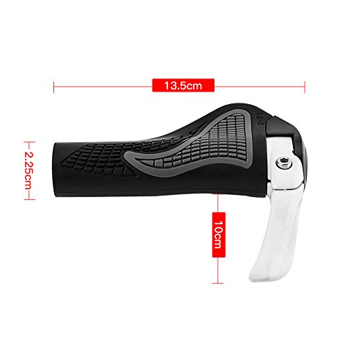 Ichiias Pegadores de guidão, manoplas de borracha confortáveis para guidão e bicicleta, acessórios p