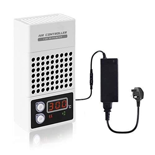 Mini Heater for 3D Printer, HCSSZ Lightweight 3D Resin Printer Temperature Controller Heating Thermostat Temp Control with Activated Carbon Filter for LCD DLP 3D Printers