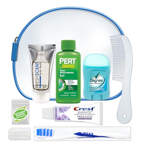 Convenience Kits International Unisex 9 Piece Hygiene Travel Kit with