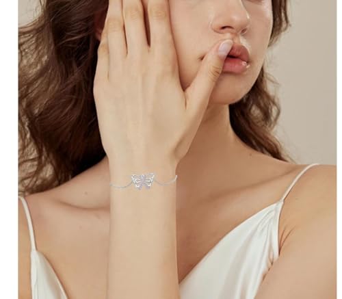 Breast Cancer Awareness Earrings 925 Sterling Silver Pink Ribbon Stud Bracelet Necklace Jewelry Survivor Gifts for Women3