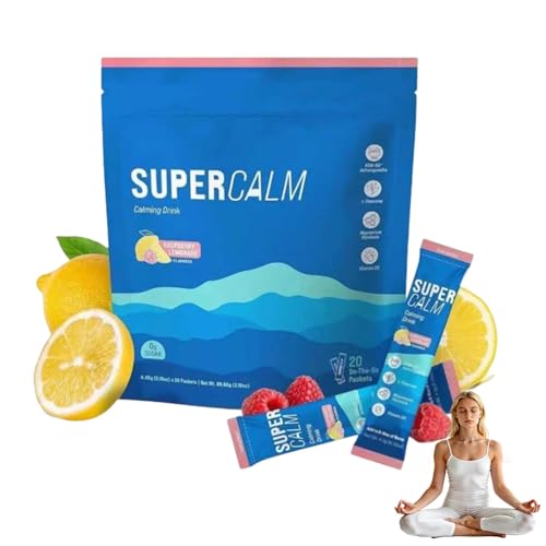 Super Cortisol, 20 unidades de Super Cortisol Drink, Polvo de cortisol Supercalm natural, aumentar la concentración, permanecer relajado y reducir el estrés de forma natura (1 pcs)