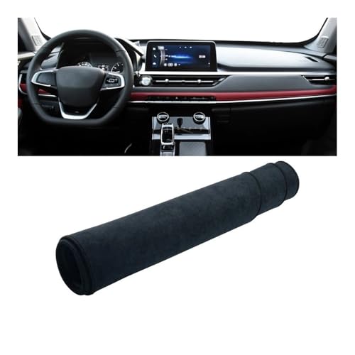 Tapis de tableau de bord pour Chery Tiggo 7 Pro 2020-2023 housse protection noire anti-reflet