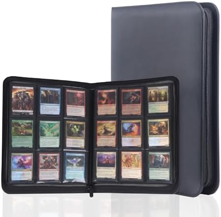 WOT I 900 Pocket Trading Card Binder With Zipper - Double Sided Sleeves For Baseball/Football Cards - View #12
