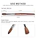 KADS Kolinsky Sable Acrylic Nail Art Brush Red Wood Pen Nail Brush for Nail Art Manicure Tool (14#)