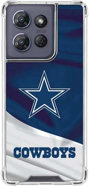 Skinit Clear Phone Case Compatible with Moto G 5G (2025) - Officially Licensed NFL Dallas Cowboys Design