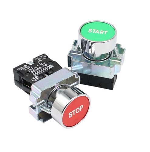 Interrupteur bouton XB2 auto-réinitialisation pour remplacer une commande usée 22mm - 4