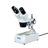 OMAX 20X-40X Student Binocular Stereo Microscope with Dual Lights and USB Camera