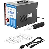 Saldatrice a ultrasuoni per plastica, saldatrice a punti a ultrasuoni da 700 W, saldatrice a punti a ultrasuoni portatile per pannelli in acrilico PP, PVC, nylon, ABS, vari tessuti in plastica