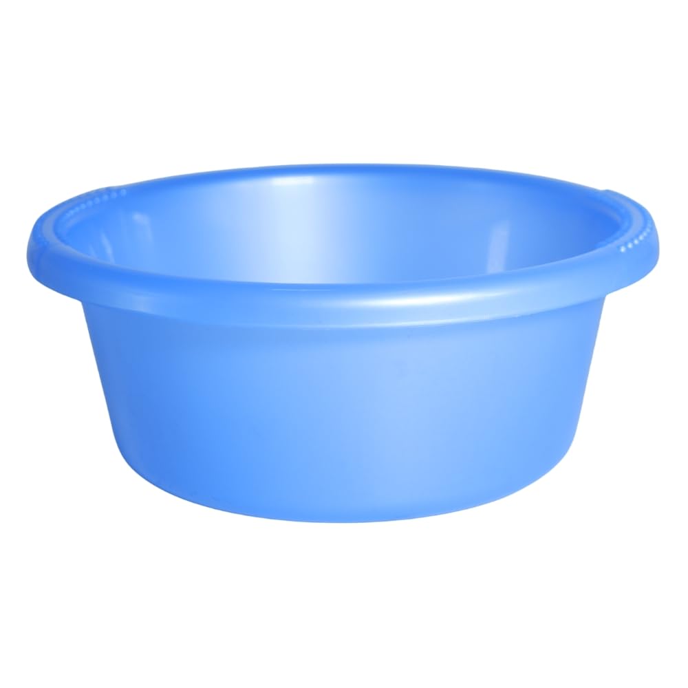 Sunaira Mixbowl Multipurpose Round Plastic Bowl 750 ml for Mixing,Serving,Washing Fruits & Vegetables,Hair Colour,Dough and Food Storage|Food Grade,Stackable|Kitchen,Salon|Set of 1|Blue-image-22