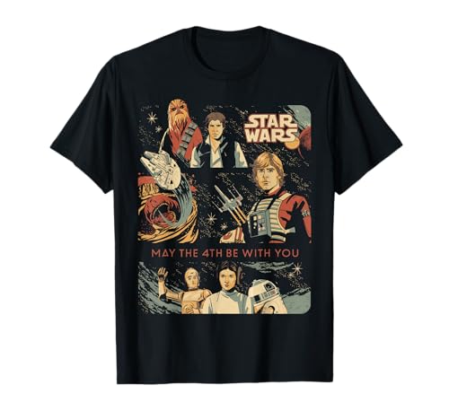 Star Wars May The 4th Be with You Classic Vintage Art T-Shirt