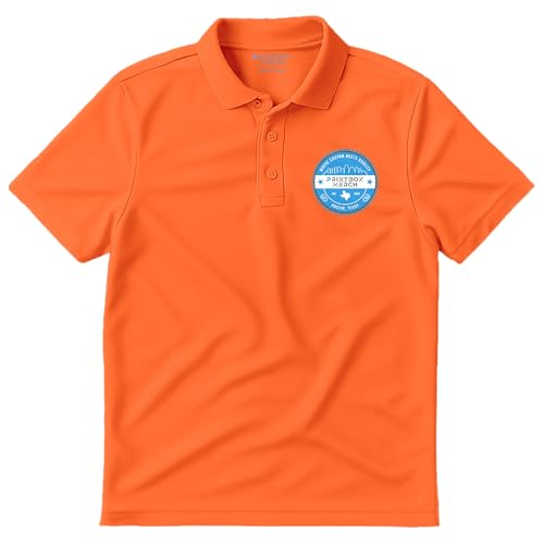 Custom Polo Shirts for Men, Add Any Logo or Text, Mens Polo Shirts Perfect for Golf, Work, Leisure, Short Sleeve Shirt2