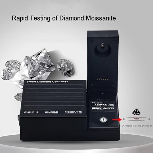 Probador de diamantes, detector de moissanita, medidor de conductividad térmica de gemas para moissanita sintética y no diamante, tamaño de muestra 2-10 mm