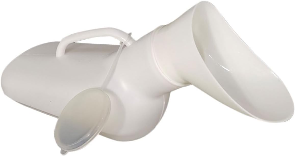 Car Urinal Urinals for Men Portable Toilet Urinal for Girl Urinal for Women Camping Urinal Female Urinal Pee Holder for Women Portable Urinal Camping Toilet Plastic White