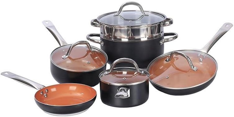 Non Stick Frying Pan Kitchen Pot Household Cookware Set Aluminum