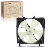 A-Premium Engine Radiator Cooling Fan Assembly Compatible with Select Toyota Models - Paseo 1996-1998, Tercel 1995-1998, 1.5L, Automatic Transmission - Replace# 1637174070, 1671111260