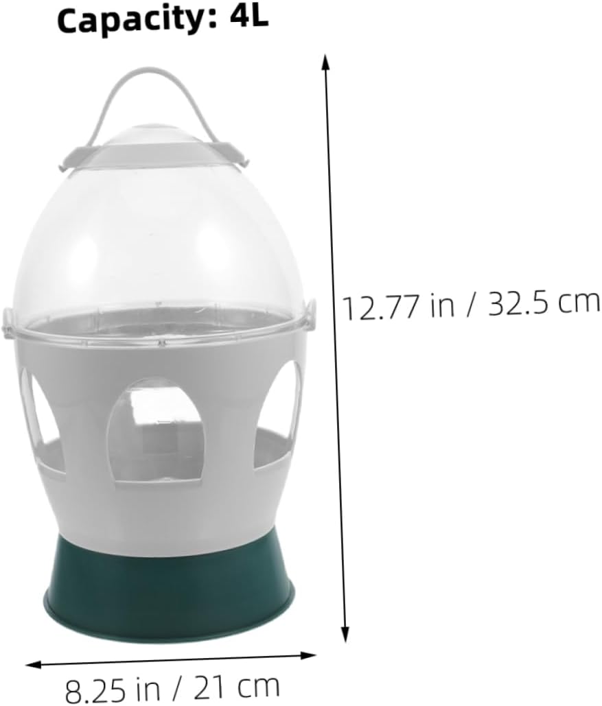 Abaodam Automatic Bird Water Dispenser Capacity Pet Bird Water Container for Pigeons Doves and Parrots Convenient Cage Accessory for Easy Watering and Reduced Mess