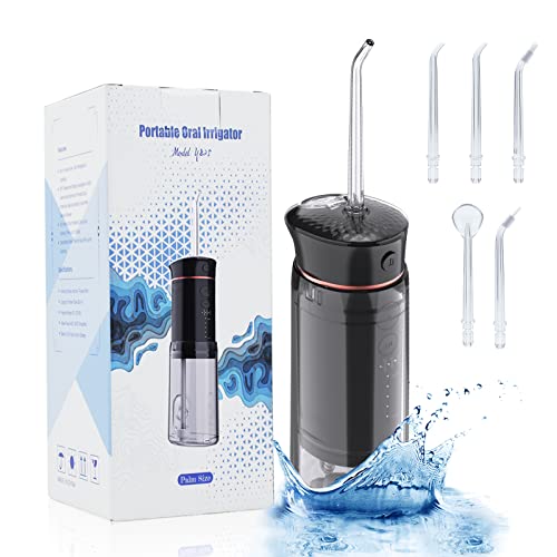 Voraiya Portable Water Flosser-Ipx7 Waterproof, Water Picks For Teeth Cleaning With 5 Pressure Modes, Power Dental Flossers Cordless, Rechargeable Water Flosser For Teeth With 5 Jet Tips #TOP6