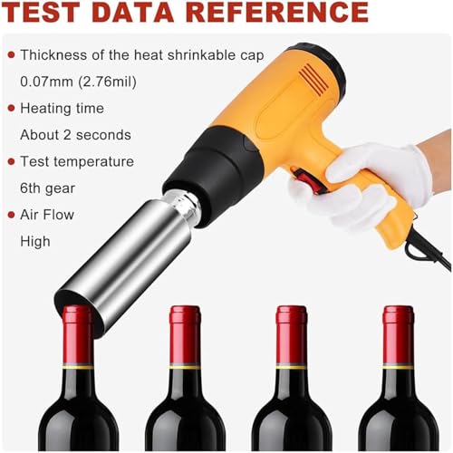 Machine de thermoscellage de capsule en PVC 1600W pour bouteille - 3