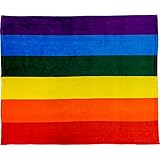 Infinity Republic - Rainbow Pride Soft Fleece Throw Blanket - 50x60 Perfect for Living Rooms, bedrooms, Kids' Rooms, Outdoors!