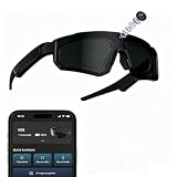 2026 Upgraded AI Smart Glasses with 4K Camera, 1200P Video, 6-Axis EIS Anti-Shake, ChatGPT...