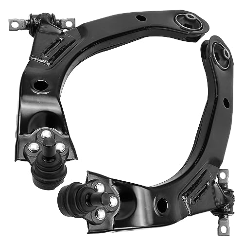 Image of Detroit Axle - 6pc Front End Control Arms Kit for Chevrolet Cobalt HHR Pontiac G5 Pursuit, Lower Control Arm w /Ball Joint Outer Tie Rod Ends Sway Bar Links Replacement