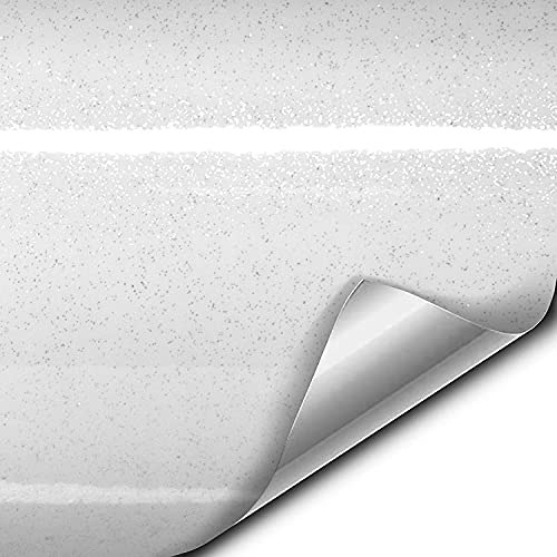 VViViD White Galaxy Granite Vinyl Sheet Roll Wrap Architectural Film (15.9