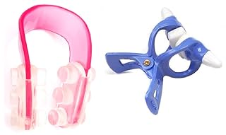 AlexVyan Combo Pink and Purple Nose Up Clip Shaping Lifting Bridge Straightening Purple Nose Up Beauty Clip High Lifting Clipper Correction Shaper For Shaping Beauty Tool