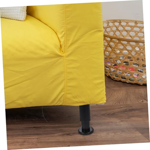 Patas ajustables para muebles negras soporte resistente de mesa sofá y armarios estables 4
