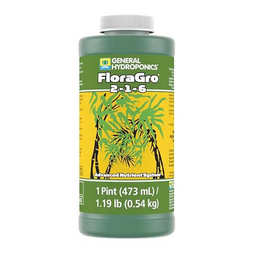 General Hydroponics FloraGro 2-1-6 alimento líquido para plantas 16 oz