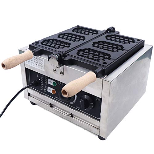 Commercial Waffle Maker Machine, 110V Electric Nonstick Waffle Maker Series, Mini Dutch Pancakes Maker, Belgian Waffle Maker for Bakery Restaurant Snack Bar or Household (B)