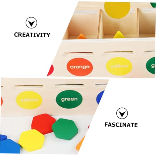 Boîte de forme bois sensoriel : l'activité éducative préscolaire à la maison - 3