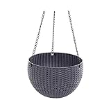 ❤️Material: aus PP Material im Rattan-Design, mit starker Korrosionsbeständigkeit, nicht leicht zu altern und langlebig zu verwenden.