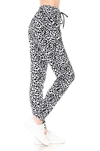 Image of Leggings Depot Premium Jogger Women's Popular Print High Waist Track Pants(S-XL)