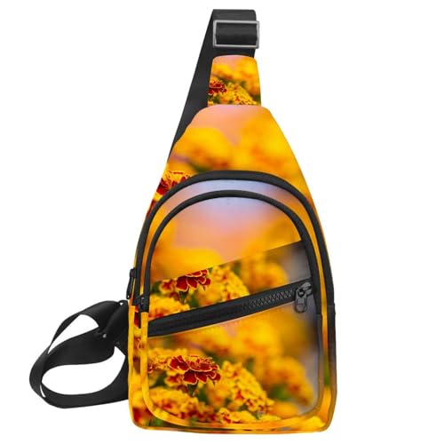 Sac à bandoulière imperméable marguerites sacoche mixte