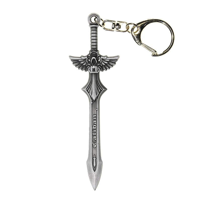 Image of Starforged Warhammer 40000 Thunderhammer & Thunderhead KeyChain Space Marines Astartes WH40 Jewelry